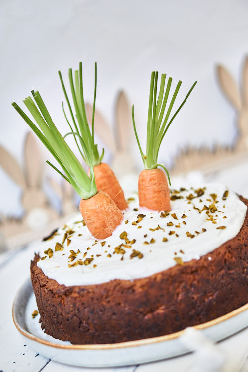 Veganer Karottenkuchen ohne Zucker Yasemin Wüstenhagen