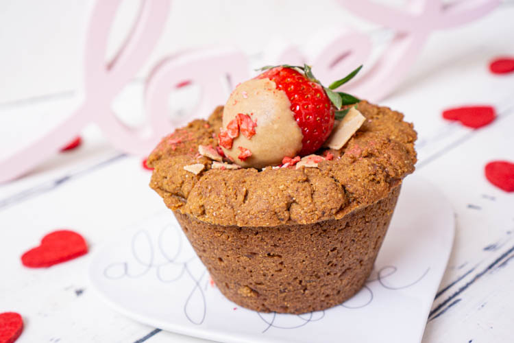 Zuckerfreie Strawberry Cheesecake Muffins Yasemin Wüstenhagen